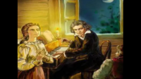 课文《月光曲》中，贝多芬遇见穷苦兄妹的事是真的吗？