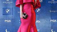 穿红色礼服的韩国女演员叫什么名字