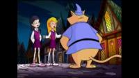 零几年有一个动画片，主角是小女孩，会召唤树妖，反派是女巫可以变成猫，我记得还有一个钟表铺。